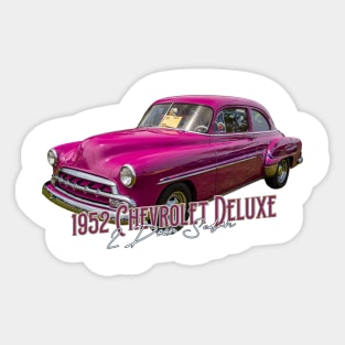 1952 Chevrolet Deluxe 2 Door Sedan Sticker